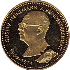 Medal - Deutschland Gustav Heinemann