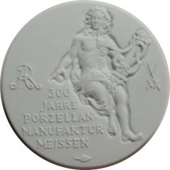 Medal - 300 years of porcelain manufacture in Meissen