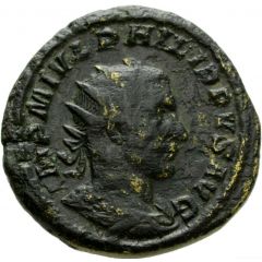 Dupondius - Philippus I SALVS AVG S C, Salus