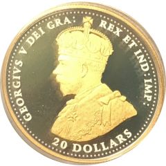 20 Dollars In the name of George V, WWI - Great Britain