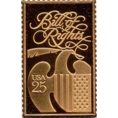 Token - United State Postal Service 25 Cents - Bill of Rights