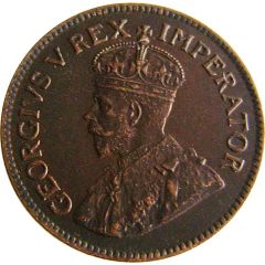 1/4 Penny - George V 1/4 D