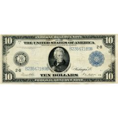 10 Dollars Large-Size Federal Reserve Note