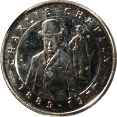 Token - I Grandi Protagonisti del Millennio Charlie Chaplin