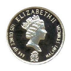 5 Kwacha African Wildlife Elephant coin
