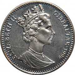 1 Crown - Elizabeth II Atlanta Olympic - Baseball