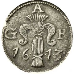 1 Öre - Gustav II Adolf Stockholm mint, type I