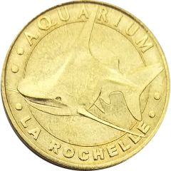Monnaie de Paris Tourist Token - La Rochelle Aquarium - Le requin gris