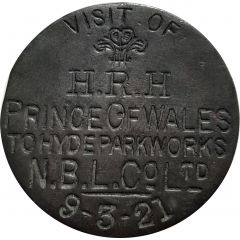 Visit of Edward, Prince of Wales, to Hyde Park Works, Glasgow