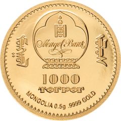 1000 Tögrög Golden Gobi Bear