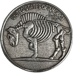 5 Cents - `Buffalo` Plague Doctor