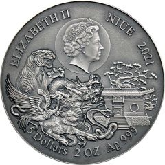 5 Dollars - Elizabeth II Shaolin Kung Fu