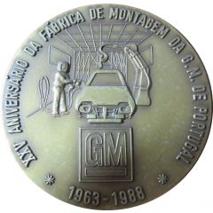 Medal - 25th Anniversary of the GM factory in Portugal