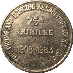 Medal - 75th Jubilee The Piping and Dancing Assoc. of NZ