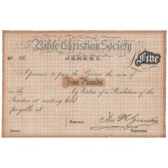 5 Pounds Bible Christian Society