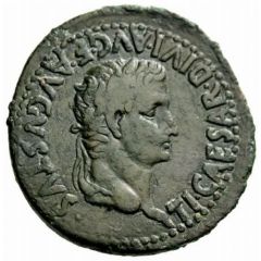 Sestertius - Tiberius T CAECILIO LEPIDO C AVFIDIO GEMELLO II VIR CCA