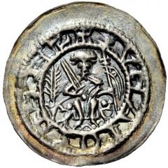Denier Bracteate - Albert the Bear