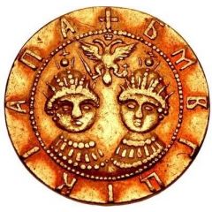 1 Ducat - Pyotr I / Ivan V Novodel