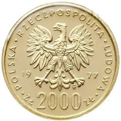 2000 Zlotys Fryderyk Chopin