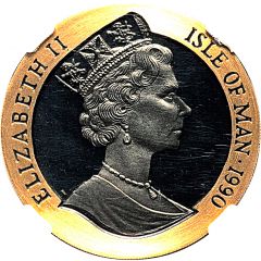 2 Crowns - Elizabeth II Penny Black