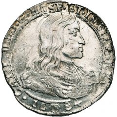 1 Ducaton - Charles II Third bust