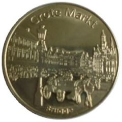 Belgian Heritage Collectors Coin - Brugge Grote Markt