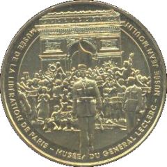 Monnaie de Paris Tourist Token - Musée de la Libération de Paris Le Général de Gaulle