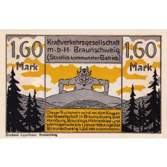 1.60 Mark Kraftverkehrsgesellschaft