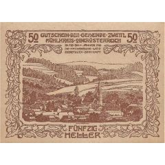 50 Heller Zwettl im Mühlkreis