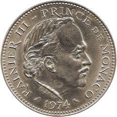5 Francs - Rainier III