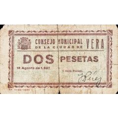 2 Pesetas Vera