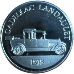 Franklin Mint - Collection of Antique Car Coins - Series 1 Cadillac Landaulet