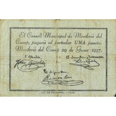 1 Peseta Montbrió del Camp