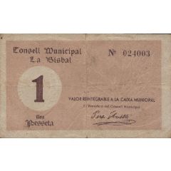 1 Peseta La Bisbal d`Empordà