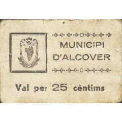 25 Céntimos Alcover