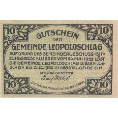 10 Heller Leopoldschlag