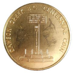 Medallion - Canadian Centennial Dawson Creek, British Columbia