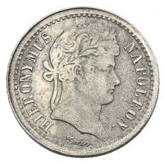 1/2 Frank - Jérôme Bonaparte Nickel pattern