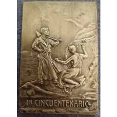 Placa - Cincuentenario de Rosario, Santa Fe