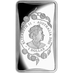 1 Dollar - Elizabeth II 6th Portrait - Year of the Rat, Silver Bullion Bar