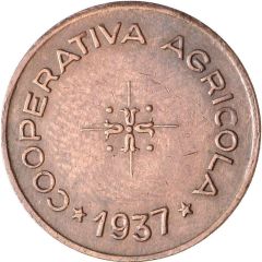 1 Peseta - Cooperativa Agrícola