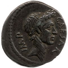 Denarius Clodia: Publius Clodius, IMP• CAESAR / P•CLODIVS M•F