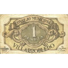 1 Peseta Villarrobledo