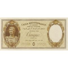 5 Lire Italian occupation