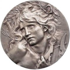 Medal - Orpheus Silver plated