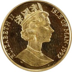 1/2 Crown - Elizabeth II Siamese Cat