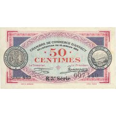 50 Centimes - Chamber of Commerce of Annecy