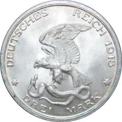 3 Mark - William II Declaration of war against Napoleon