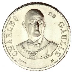 Medal - Charles de Gaulle 25th anniversary of the V Republic