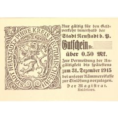 50 Pfennig Neustadt bei Pinne